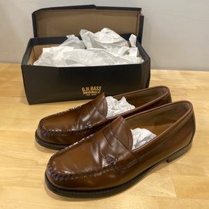 GH Bass Weejuns Brown Mens Loafer Size 10
